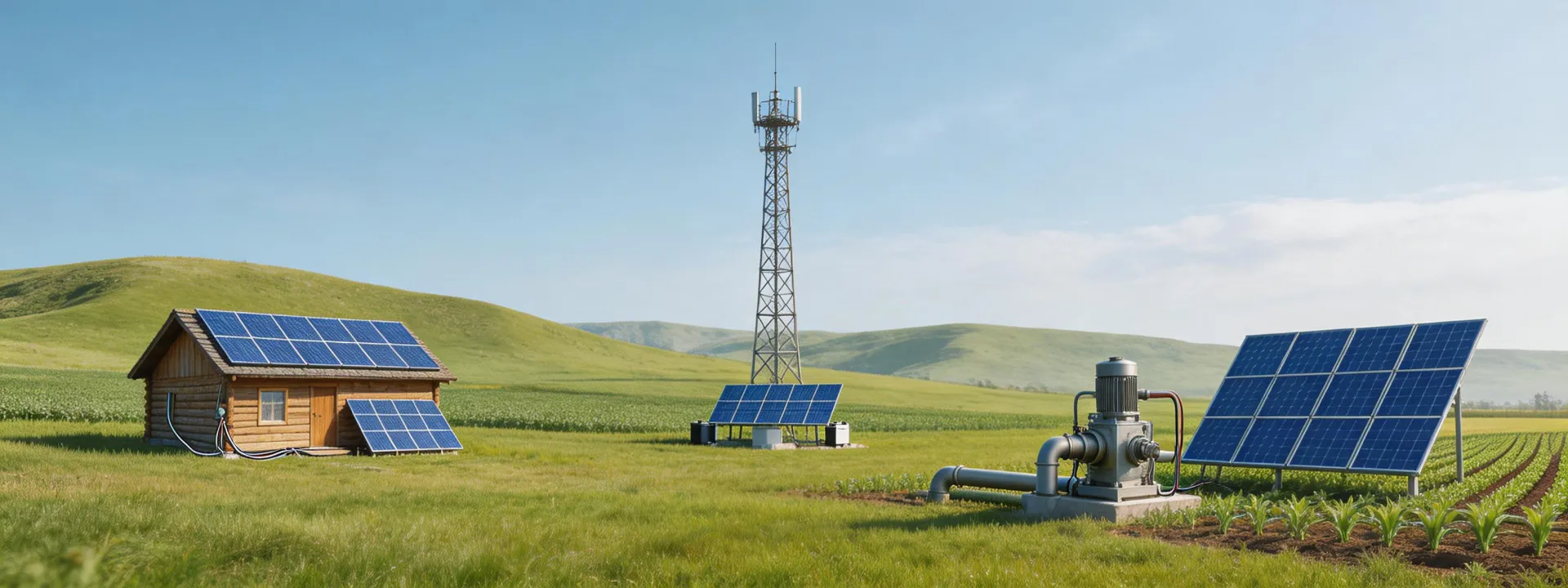 Remote solar power applications