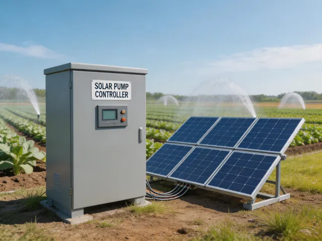 Solar agriculture control cabinet